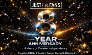 JustFor.fans Celebrates Eighth Anniversary