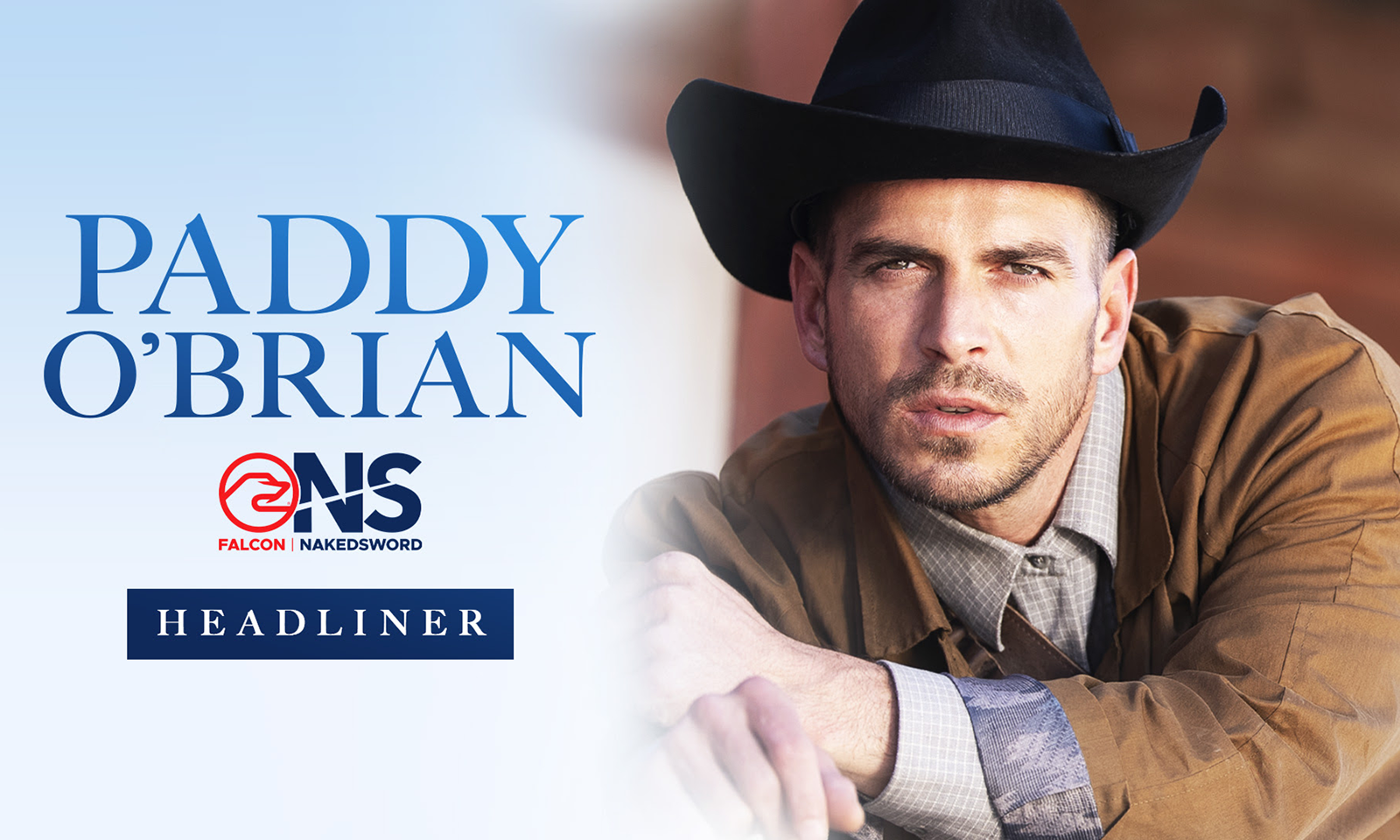 Paddy O'Brian Re-Ups as Falcon|NakedSword Headliner