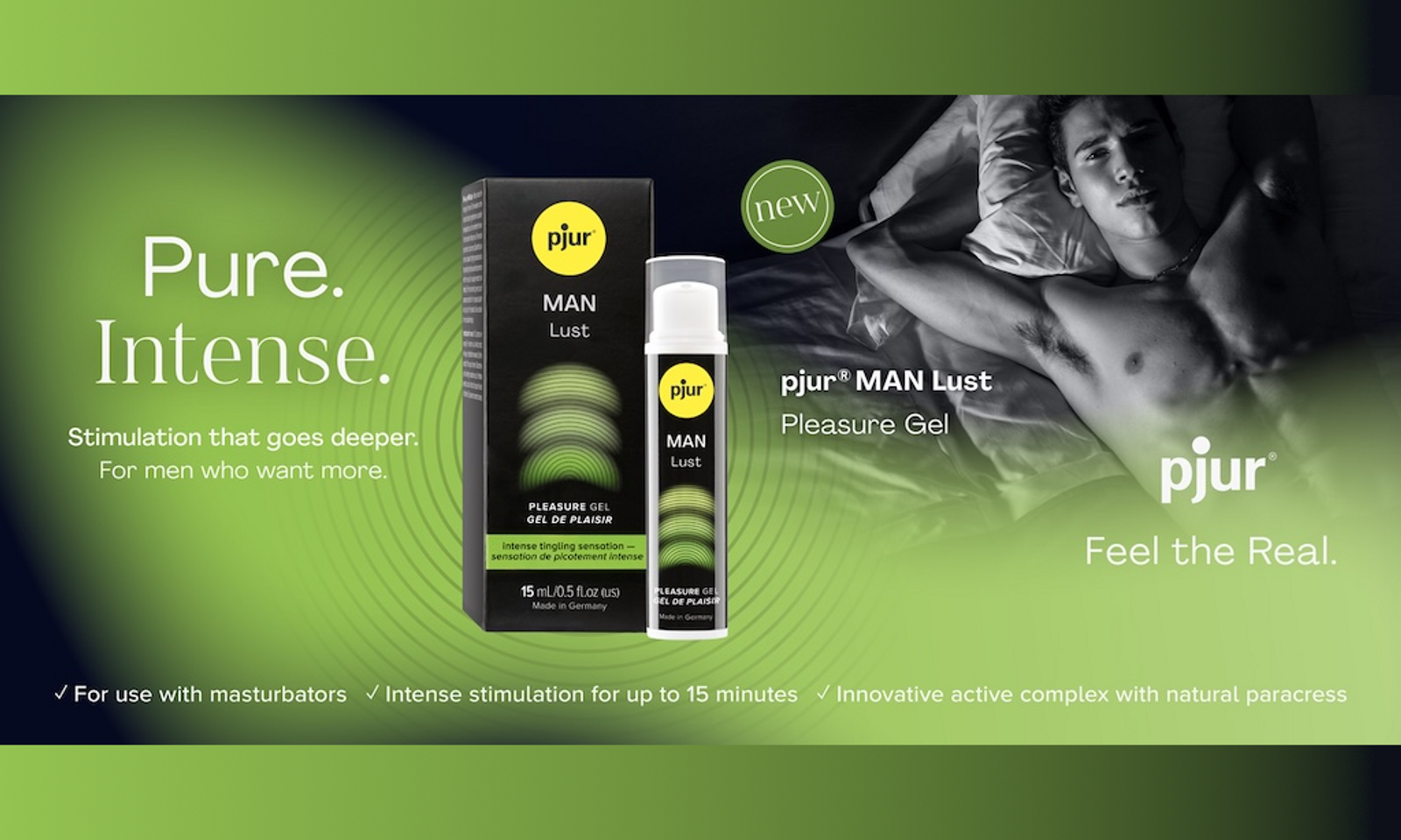 pjur's Man Lust Stimulant Gel Comes to North America