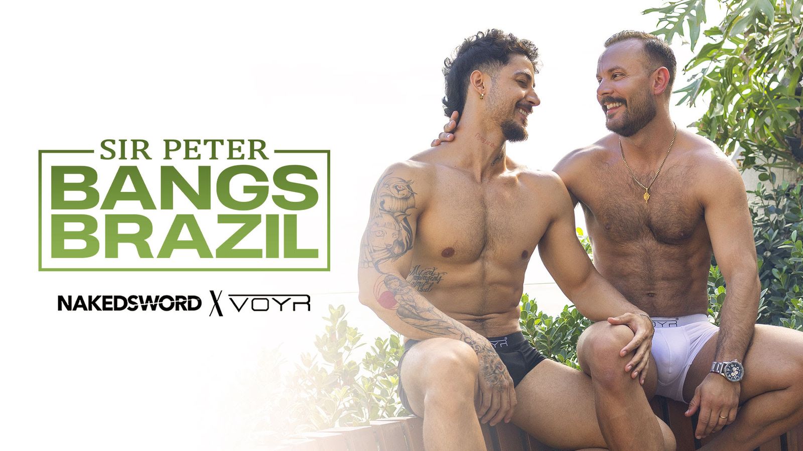 'Sir Peter Bangs Brazil' in New NakedSword x Voyr Collaboration