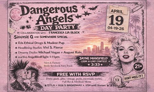 Siouxsie Q to Host 'Dangerous Angels' Party on April 19