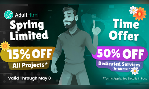 AdultHTML Launches Spring Promotion