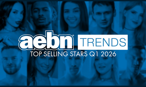 AEBN Lists Top 25 Stars in Straight, Gay Theaters for Q1 2026
