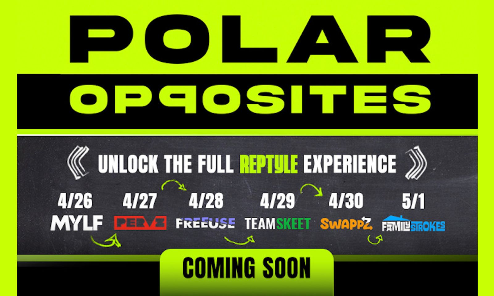 Reptyle to Bow First Full-Network ‘Polar Opposites’ Event