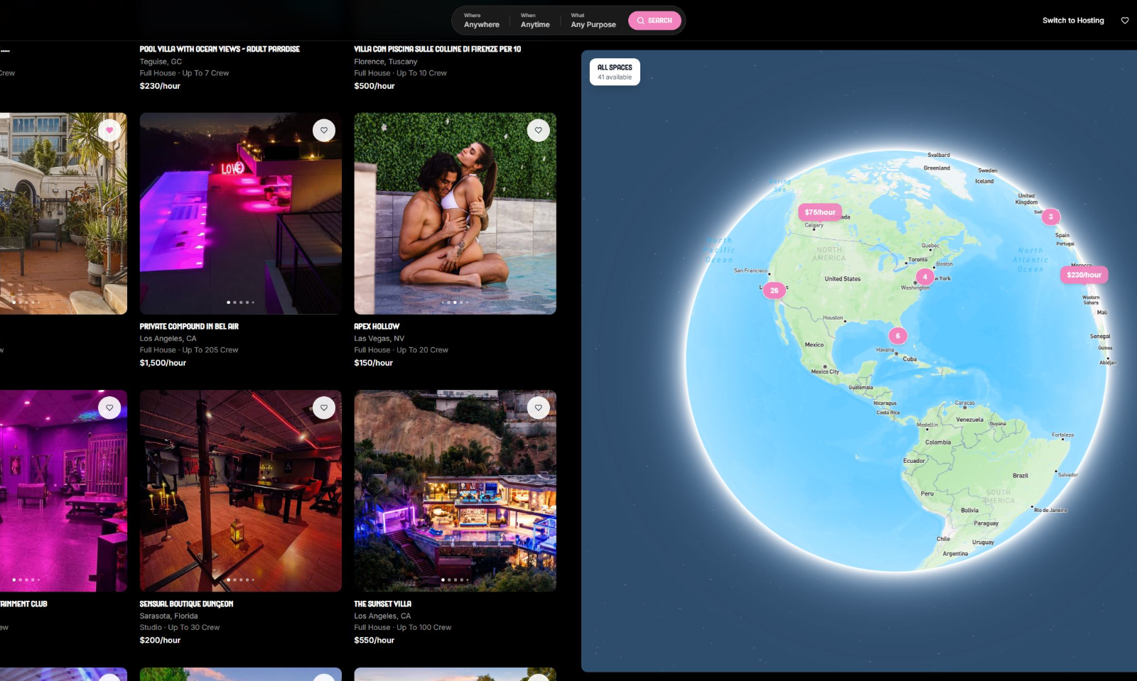 FCKSPACE Launches Global Listings