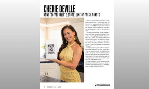 AVN Magazine Features Cherie DeVille's Coffee MILF