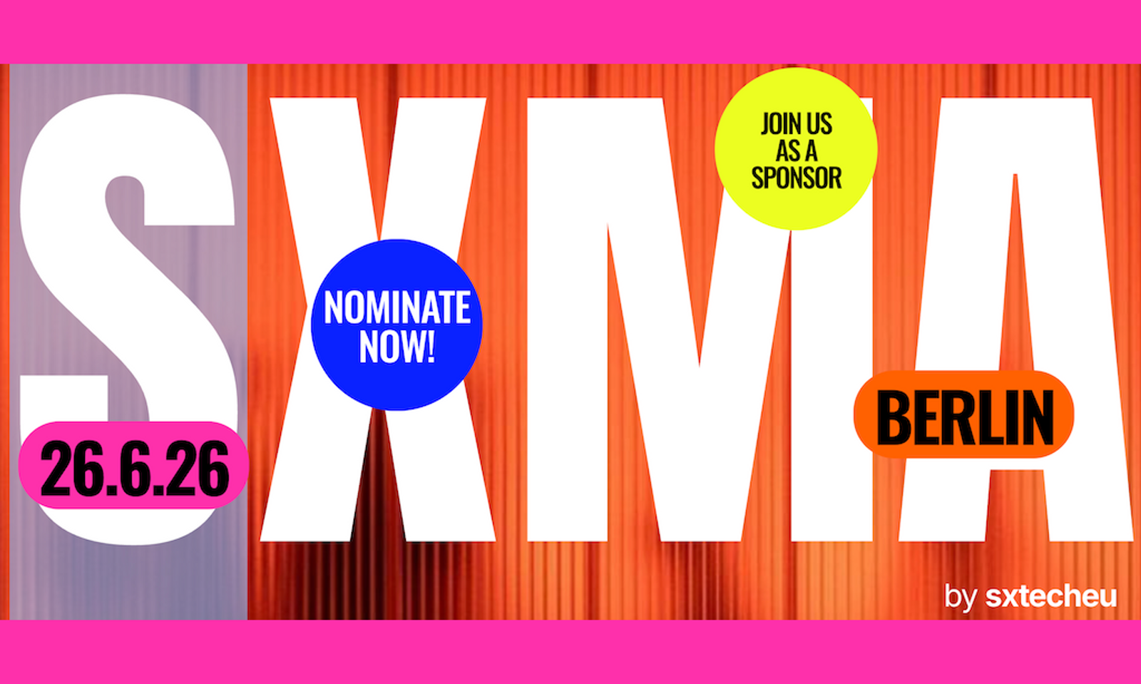 SX Tech EU’s SXMA Awards 2026 Noms Announced Ahead of June Gala