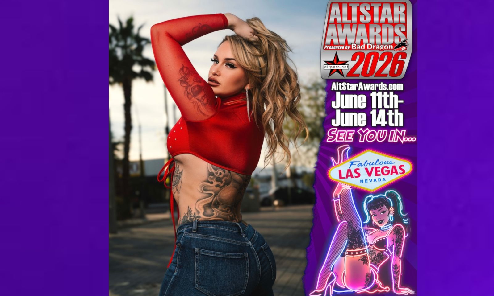 Stephanie Love Receives Nominations at 2026 AltStar Awards