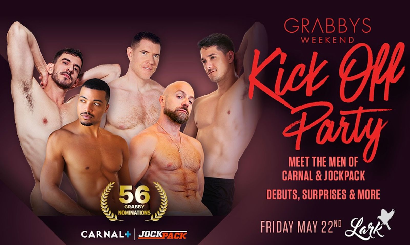 CarnalPlus, JockPack Set to Descend on 2026 Grabby Awards