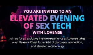 Pleasure Chest, Lovense Pair for ‘Experiential’ Pop-Up Events