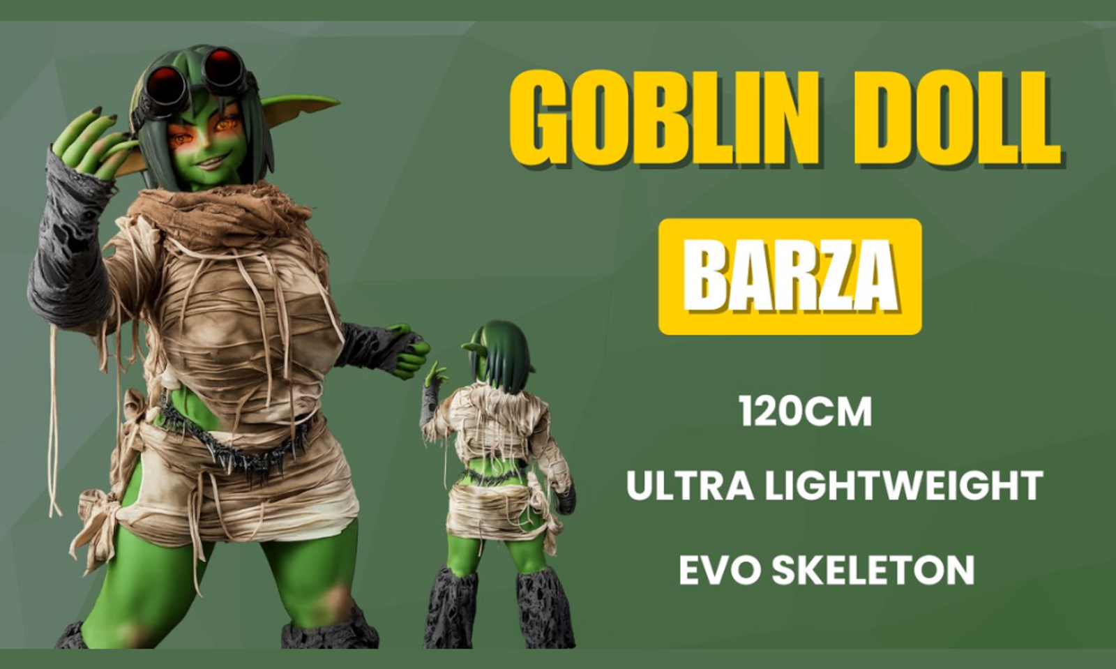 ULoversDoll Introduces 120-Centimeter Goblin Doll 'Barza'
