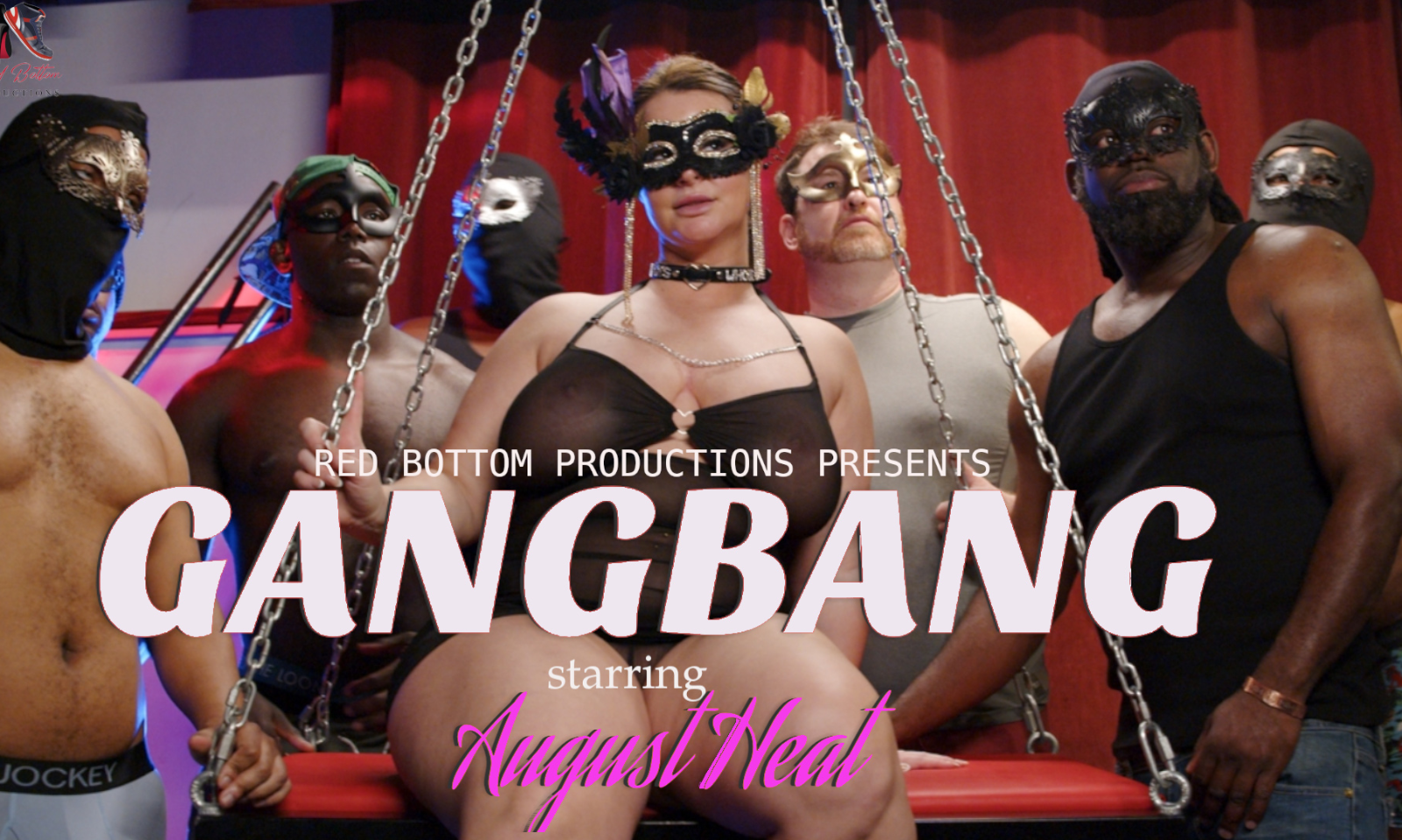 Red Bottom Productions Releases August Heat Gangbang Scene