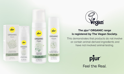 pjur Organic Fresh, Organic Touch Receive Vegan Trademark