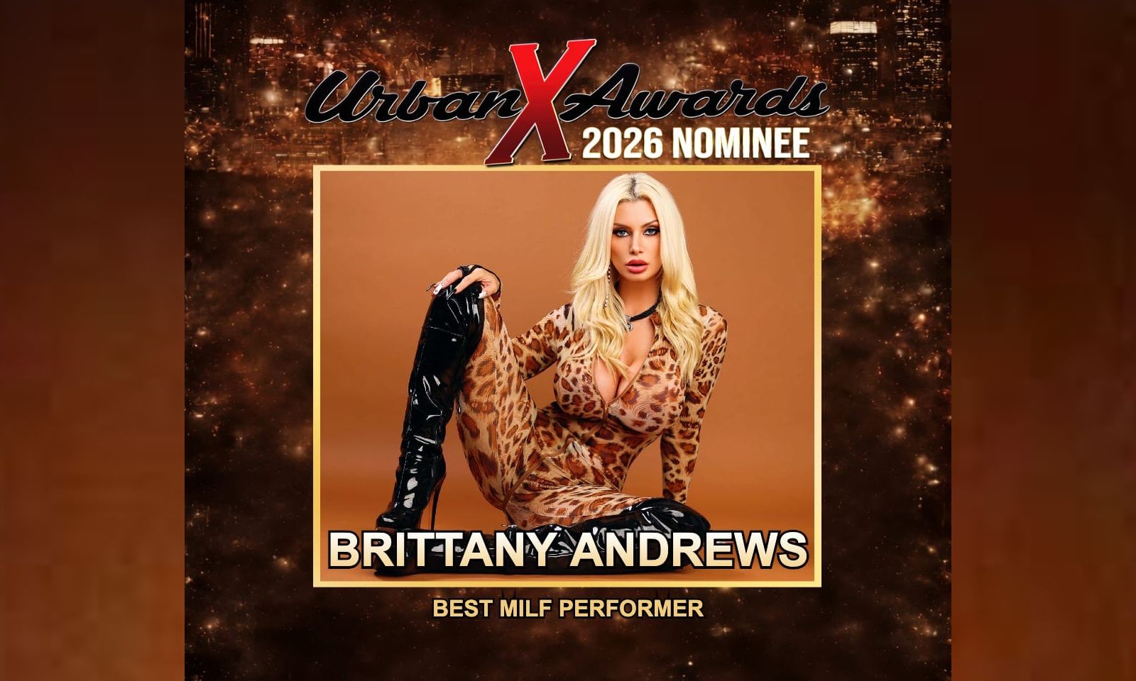Brittany Andrews Nominated Best MILF Performer at Urban X Awards