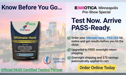 STD Hero Promotes Pre-Show Testing at Exxxotica Minneapolis