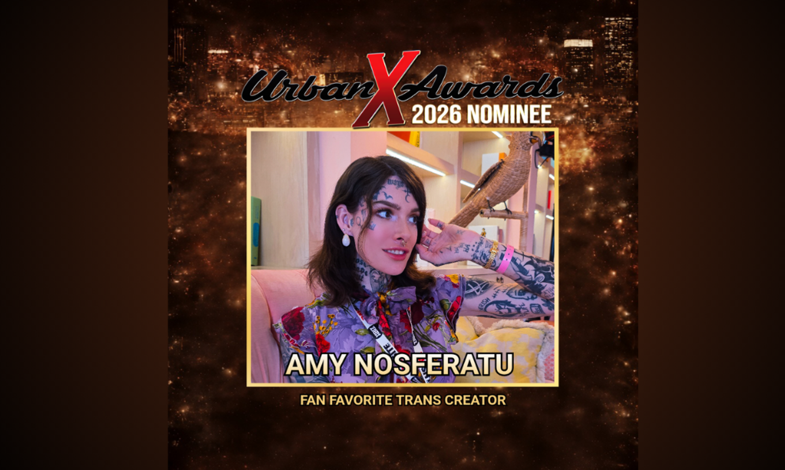 Amy Nosferatu Up for Urban X Awards' Fan Favorite Trans Creator