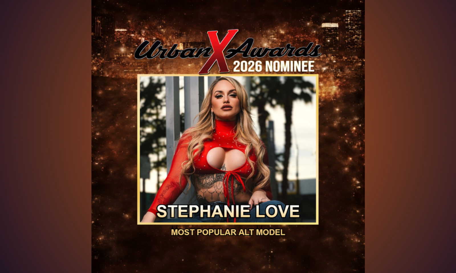 Stephanie Love Receives Three Nominations at 2026 Urban X Awards