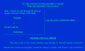 Federal Court Dismisses NCOSE AV Lawsuit Filed in Kansas