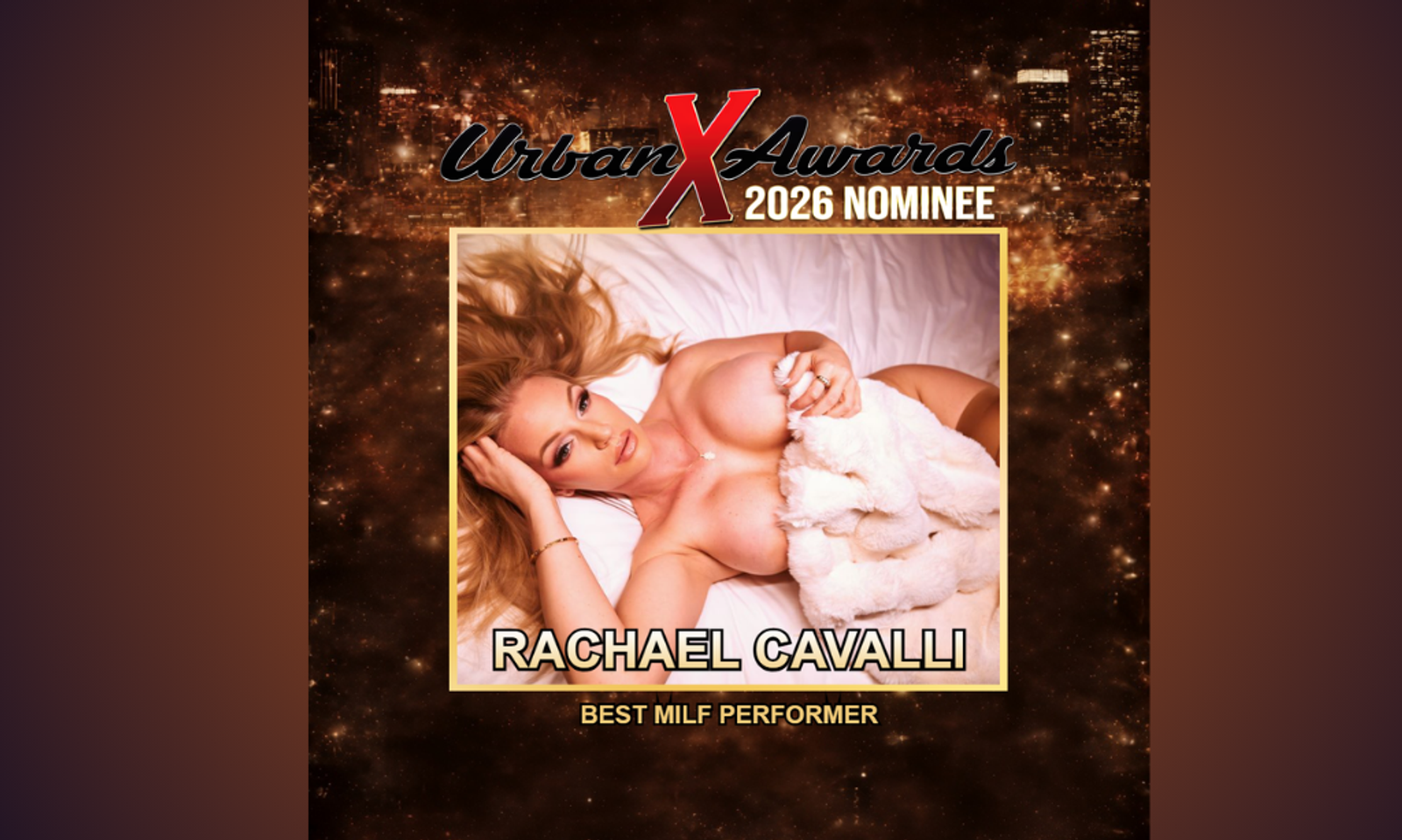Rachael Cavalli Up for Best MILF Performer at 2026 Urban X Awards