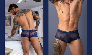 Male Power Expands Sassy Lace Collection With New Navy Hue