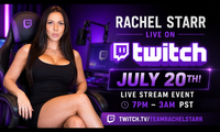 Rachel Starr to Host Eight-Hour Twitch Livestream