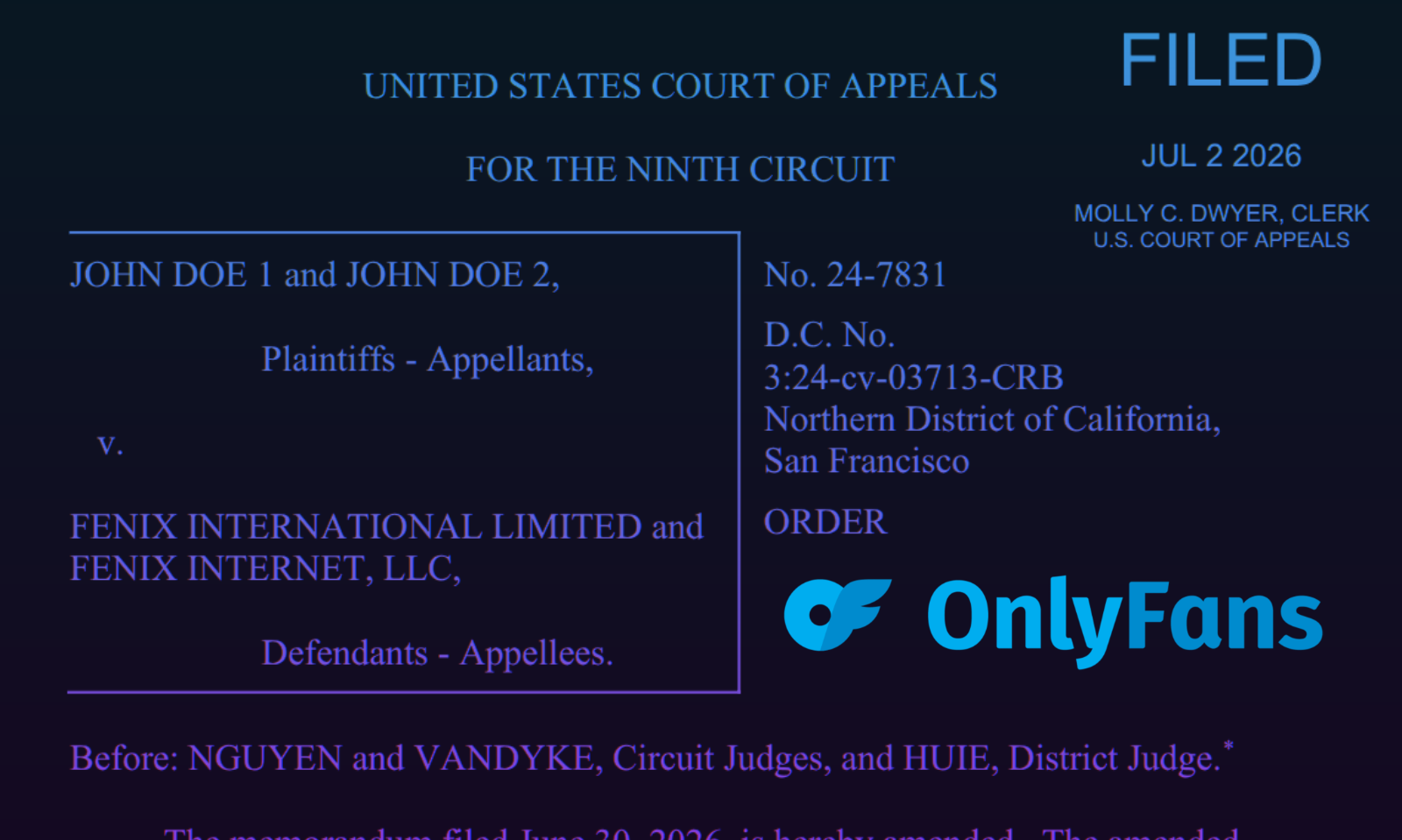 Ninth Circuit Revives Auto Subscription Lawsuit Against OnlyFans