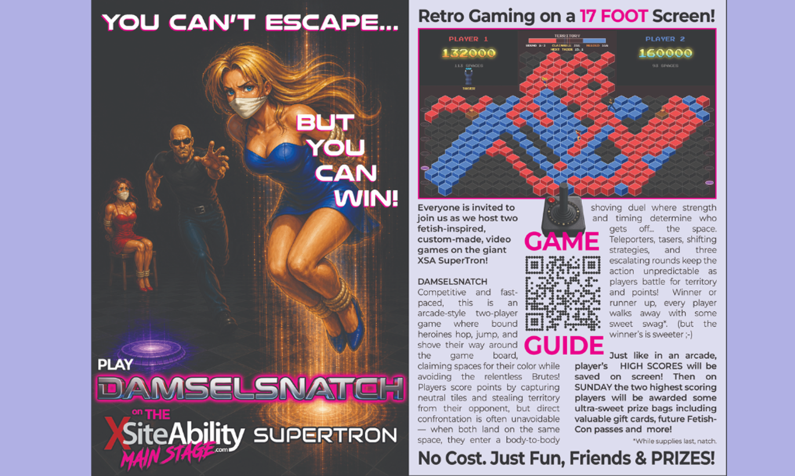 XSiteAbility to Debut 'DamselSnatch' Game at FetishCon