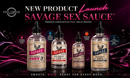 Full Circle Brands Unveils Savage Sex Sauce Lubricant Line