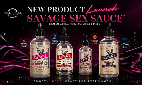 Full Circle Brands Unveils Savage Sex Sauce Lubricant Line