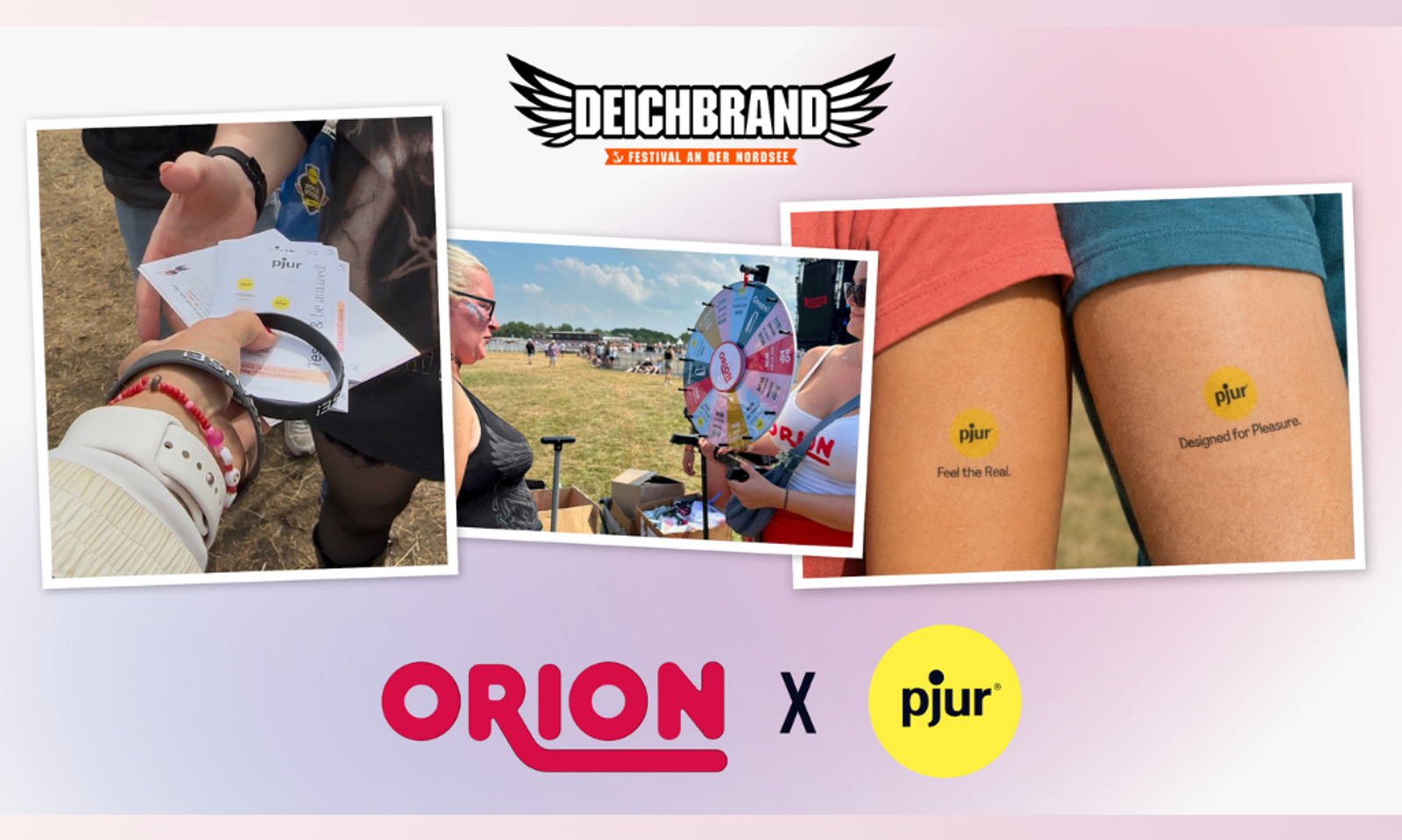 pjur, Orion Bring Brand Experience to Deichbrand Festival