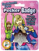 Bachelorette Party Pecker Badge