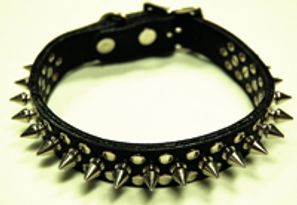 Collar with Studs and Spikes