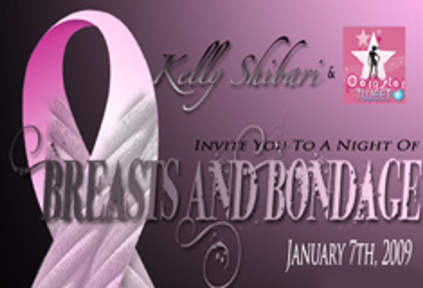 Breasts & Bondage Party During AEE to be Hosted by Kelly Shibari, PornStarTweet