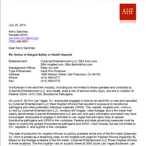 AFH Letter to Nevada OSHA - Image 338928