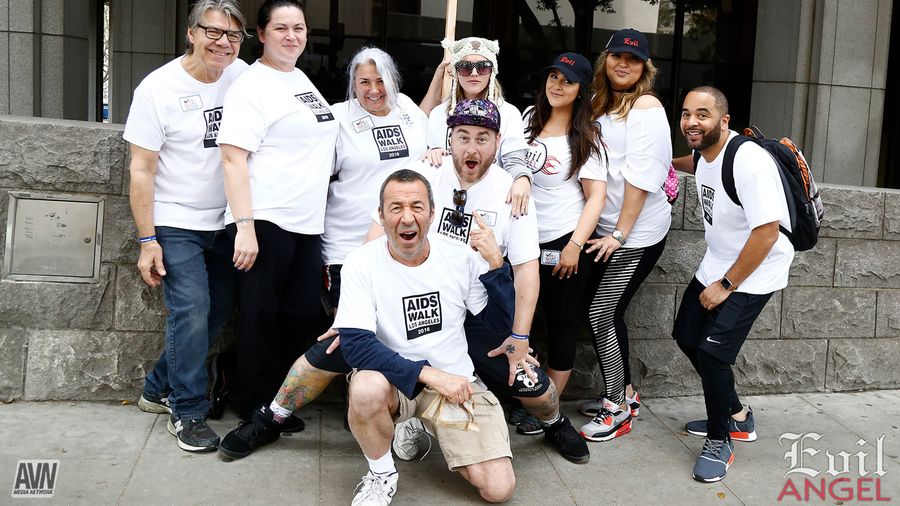 Evil Angel at AIDS Walk Los Angeles 2016