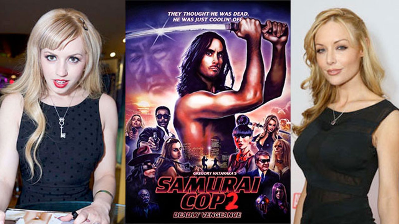 Kayden Kross Lexi Belle Talk Roles in Samurai Cop 2  AVN 