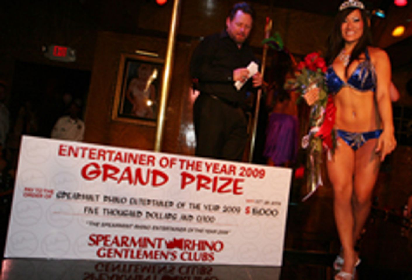 Christina Aguchi Wins Spearmint Rhino Entertainer of the Year