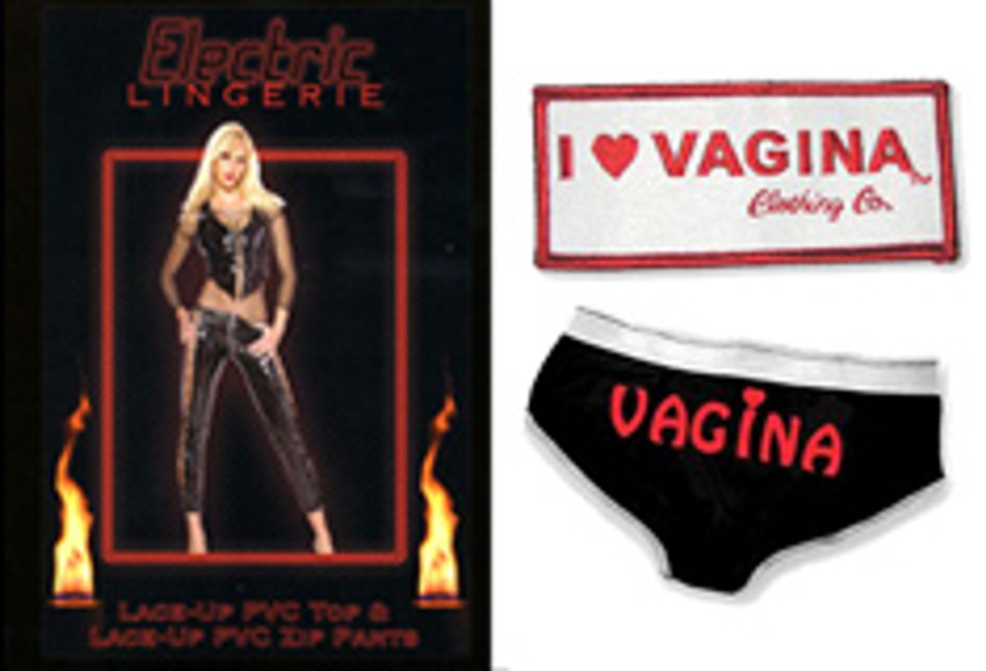 I Love Vagina Clothing, Electric Lingerie Team Up