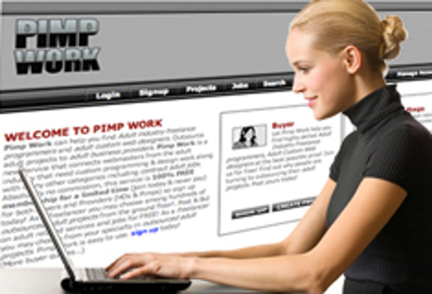 Adult Freelance Marketplace PimpWork.com Launches