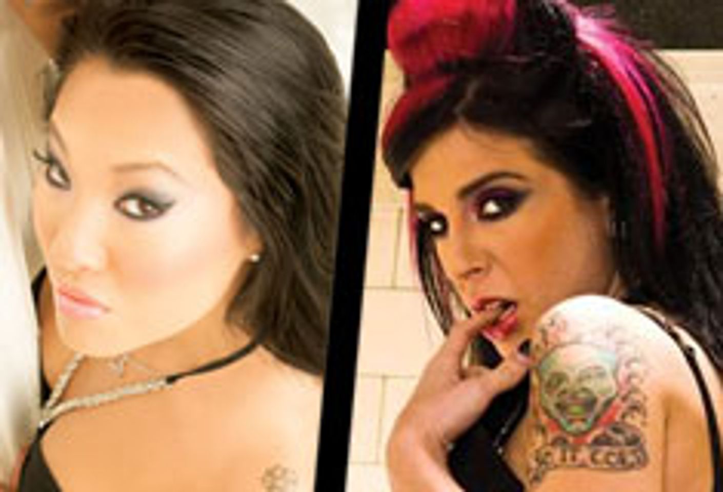 Joanna Angel, Asa Akira at Transworld Skateboarding Awards