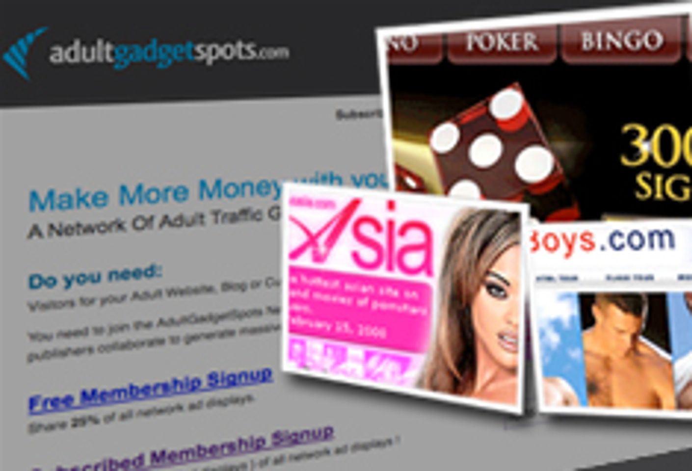 Get Paid to Advertise with AdultGadgetSpots.com