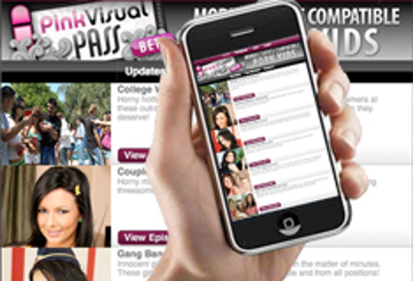 Pink Visual Launches Mobile Paysite, iPinkVisualPass.com