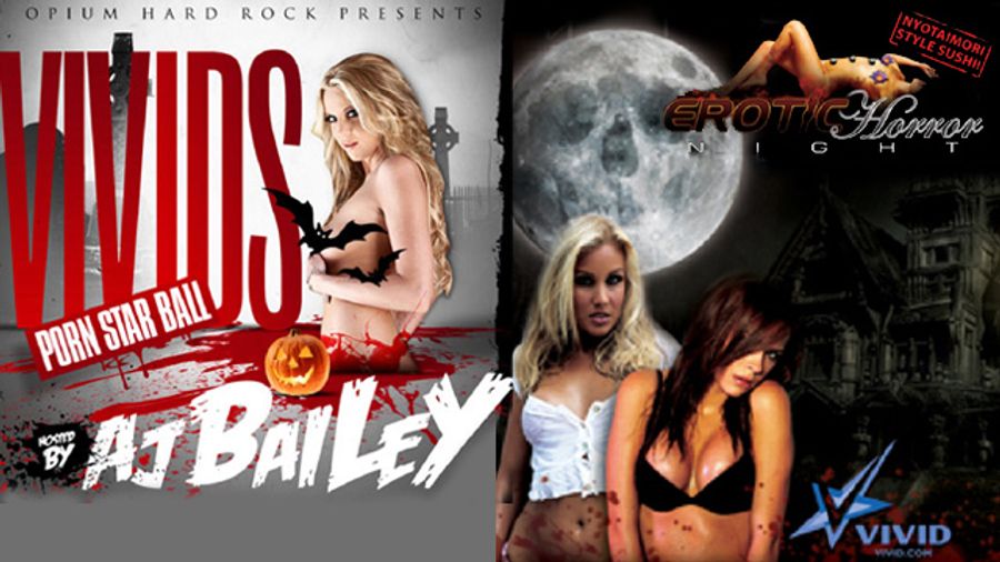Vivid Girls Nikki Jayne, A.J. Bailey to Host Halloween Parties