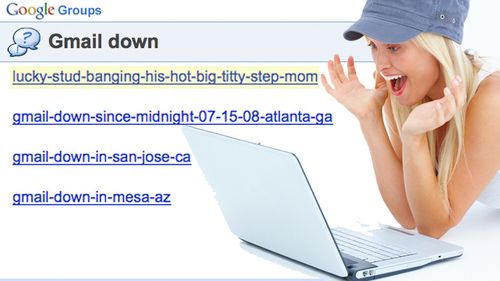 Google Porn Group Launches During Gmail 'Blackout'
