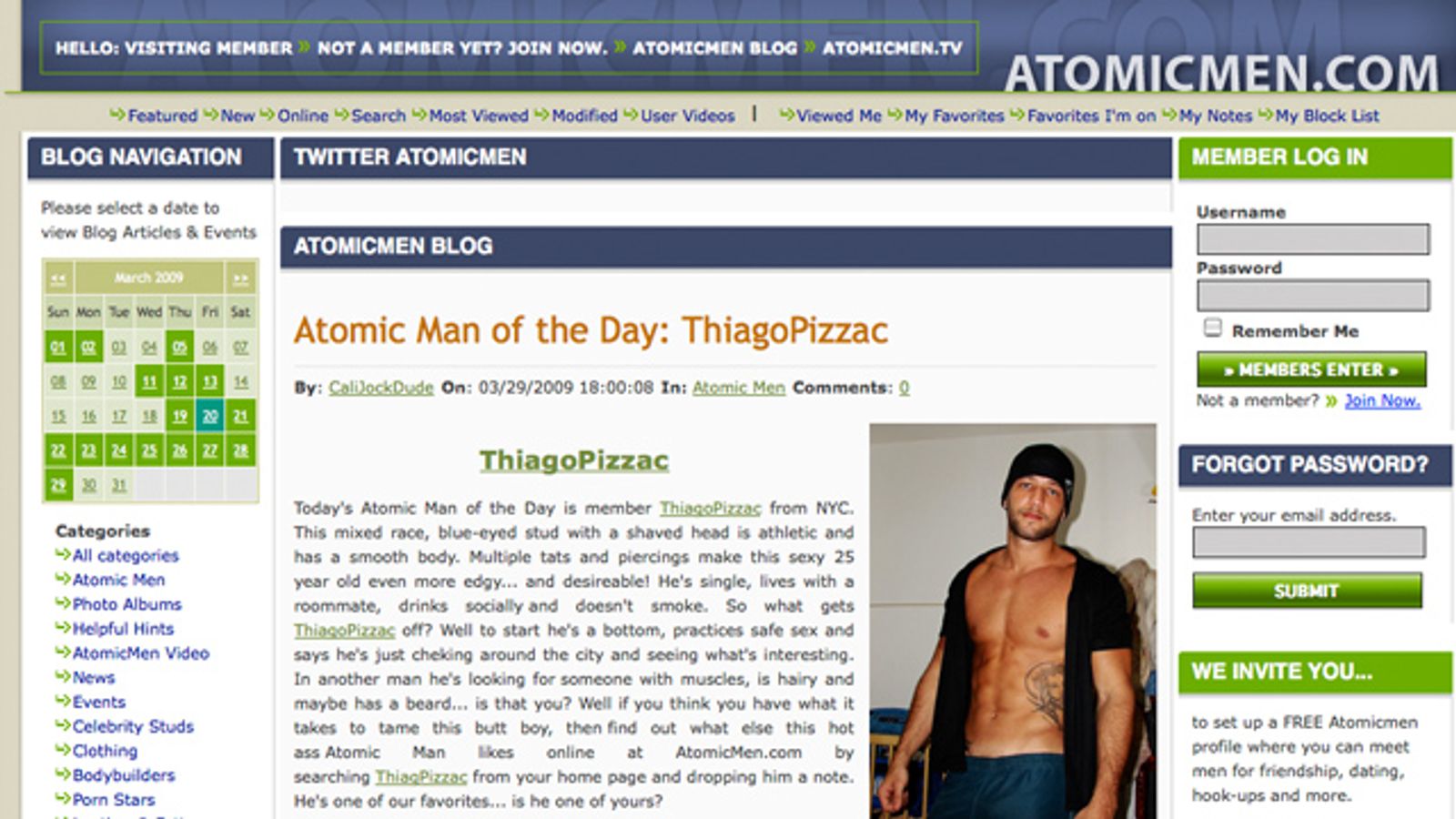 AtomicMen.com Makes Changes