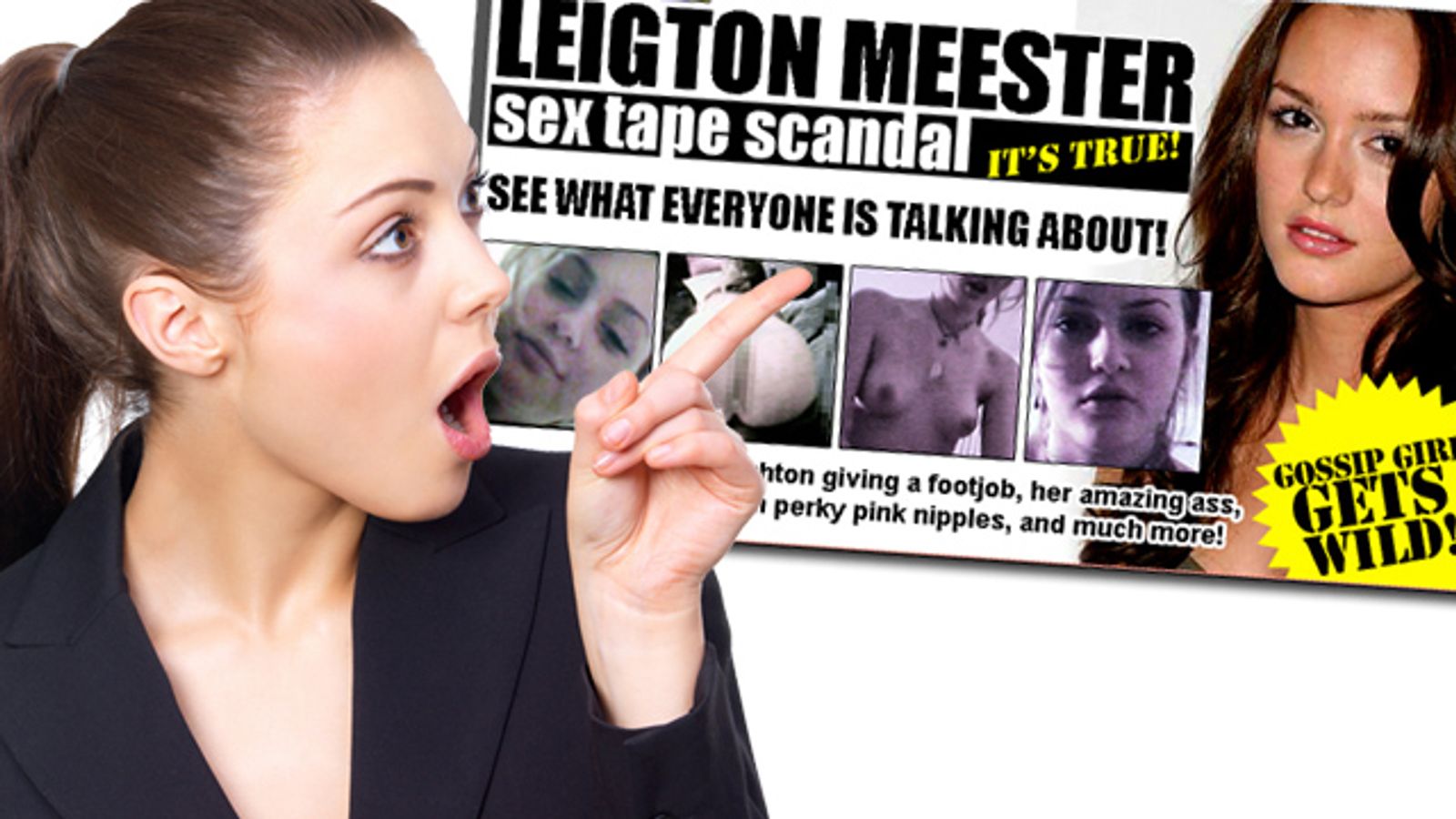 ‘Gossip Girl’ Leighton Meester in Sex Tape