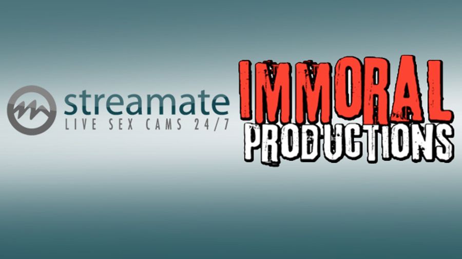 Immoral Productions, Streamate Partner to Broadcast Live Shows