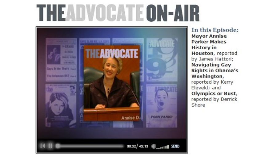 'The Advocate' Begins Online Newsmagazine Broadcasts