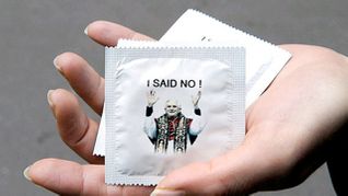 Sex Shop Distributes Pope Condoms