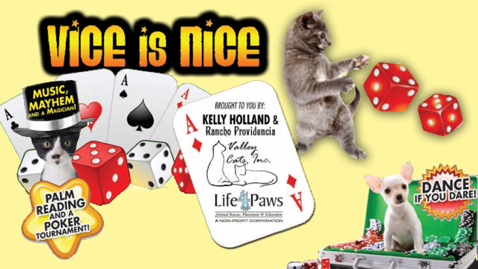 ‘Vice is Nice’ Animal Shelter Charity Event Set for July 24